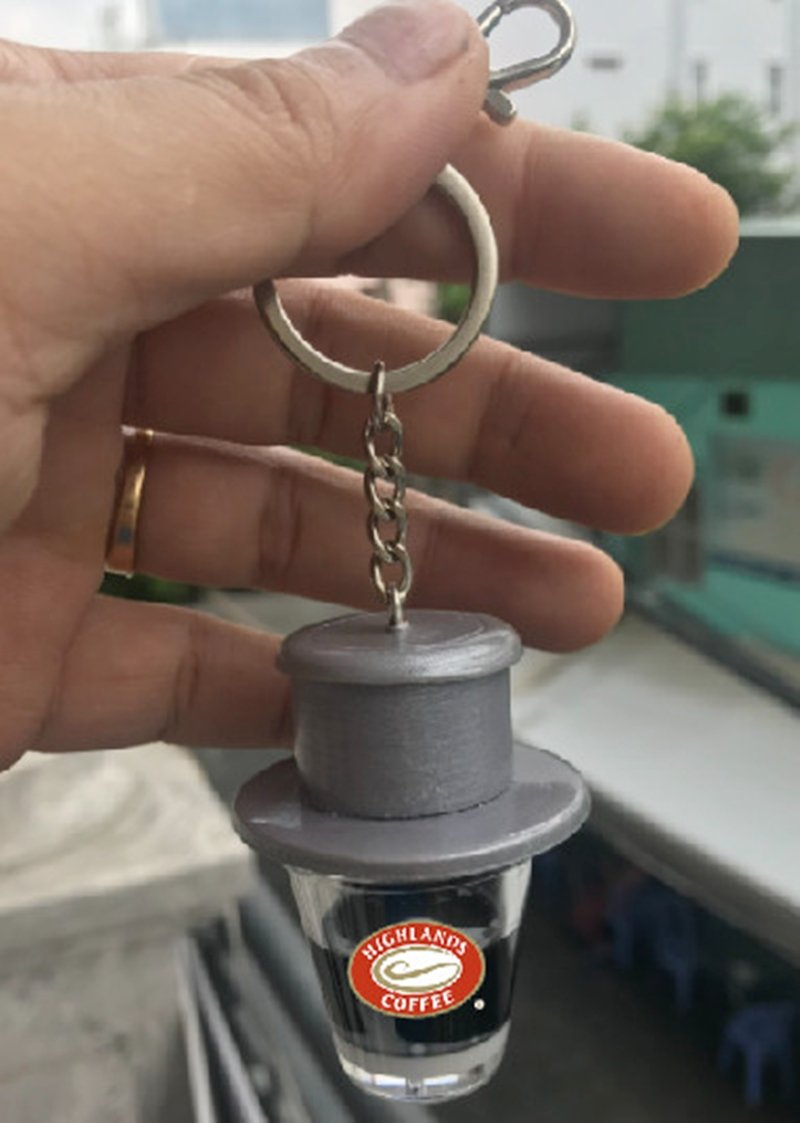 Móc Khóa Ly Cafe Móc Khóa Ly Cafe