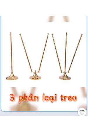 Đế cờ kim loại 1, 2, 3