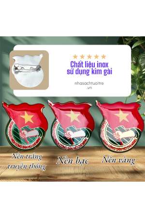 Huy Hiệu Đoàn Inox