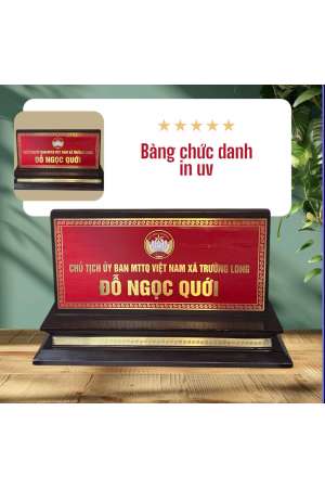 Bảng chức danh