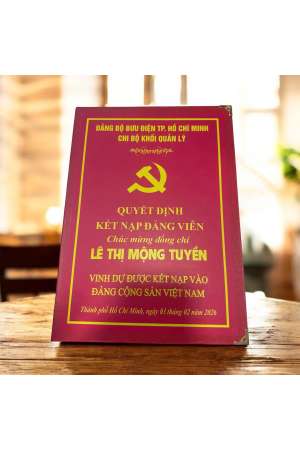 Bìa kết nạp Đảng