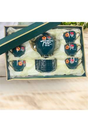 Bộ bình và ly sứ