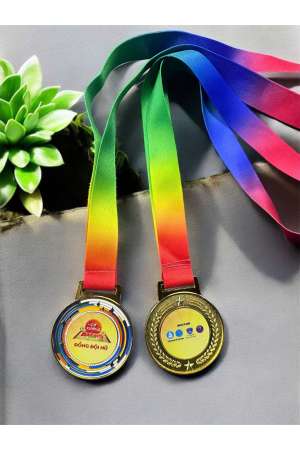 Huy Chương Kim Loại - Viền 5 màu