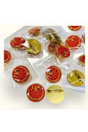 Huy Hiệu 80 Năm Ngày Truyền Thống Lực Lượng Cảnh Sát