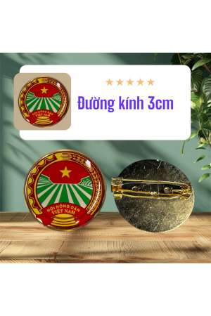 Huy Hiệu Hội Nông Dân - Kim Loại