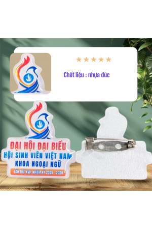 Huy hiệu nhựa