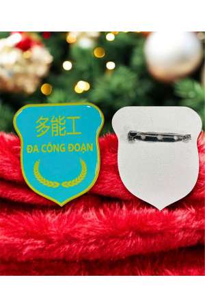 Huy hiệu nhựa