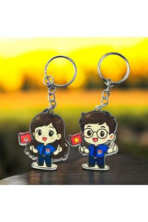 Móc Khóa Chibi Đoàn Mica ( in 1 mặt )