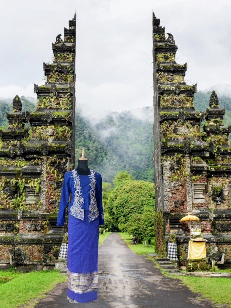 Trang Phục Indonesia - Xanh Dương Trang Phục Indonesia - Xanh Dương